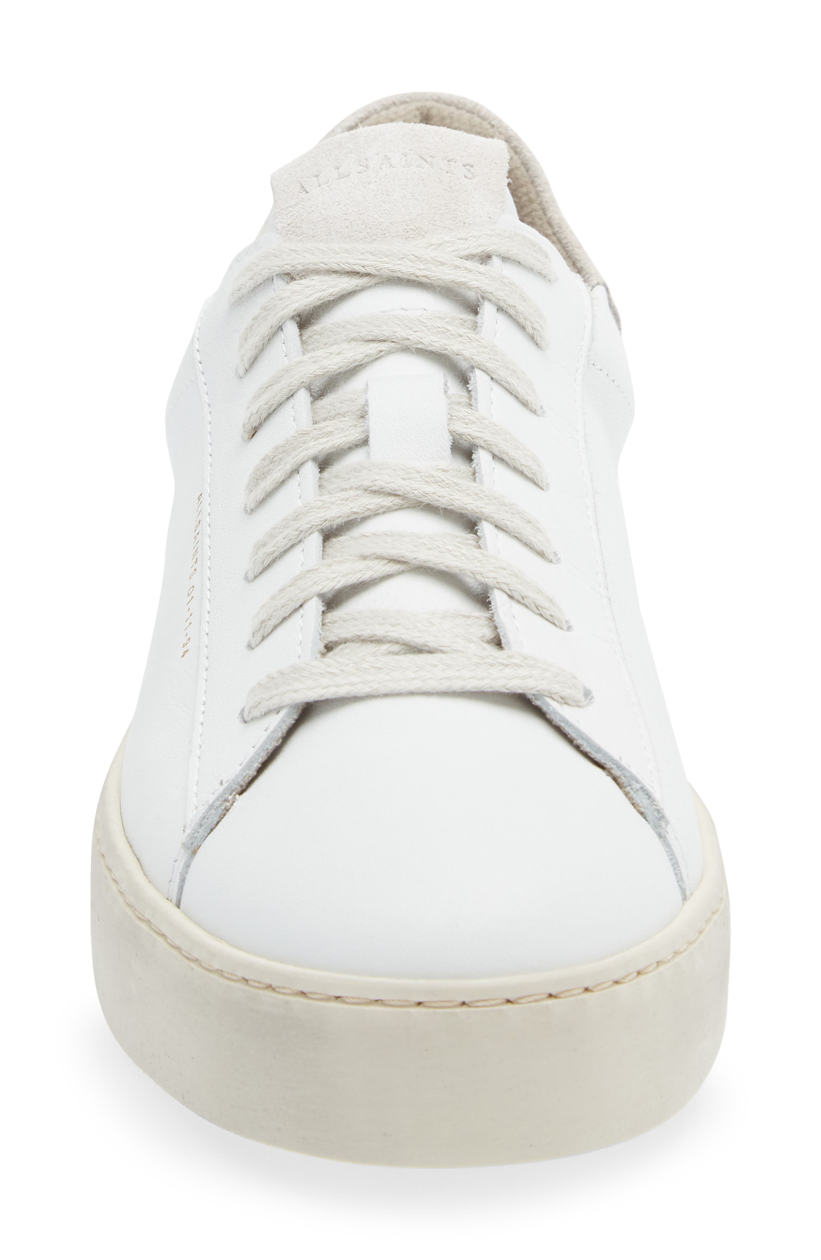 AllSaints Shana Low Top Sneaker, Alternate, color, White