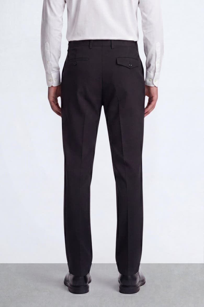 Orwell Slim Fit Suit Trousers, Alternate, color, Black
