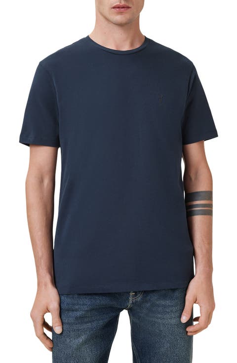 ★KIRSH★ Kirsch Plain Slim Fit Stripe T-Shirt Dark Blue KIRSH PLAIN SLIM FIT T-SHIRT - DARK BLUE - KIRSH | 60