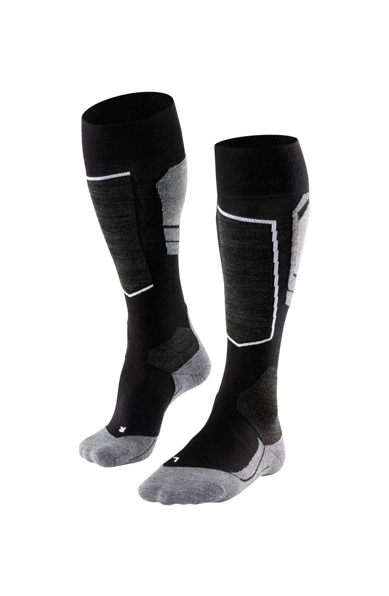 Falke SK4 Advanced Ski Socks, Main, color, Black-Mix