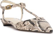 Vince Camuto Varena Ankle Strap Pointed Toe Flat