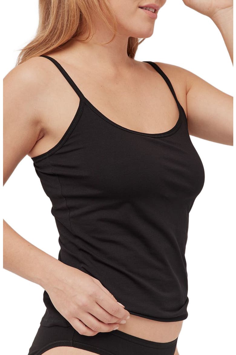 Everyday Shelf Bra Camisole 3-Pack, Alternate, color, Black