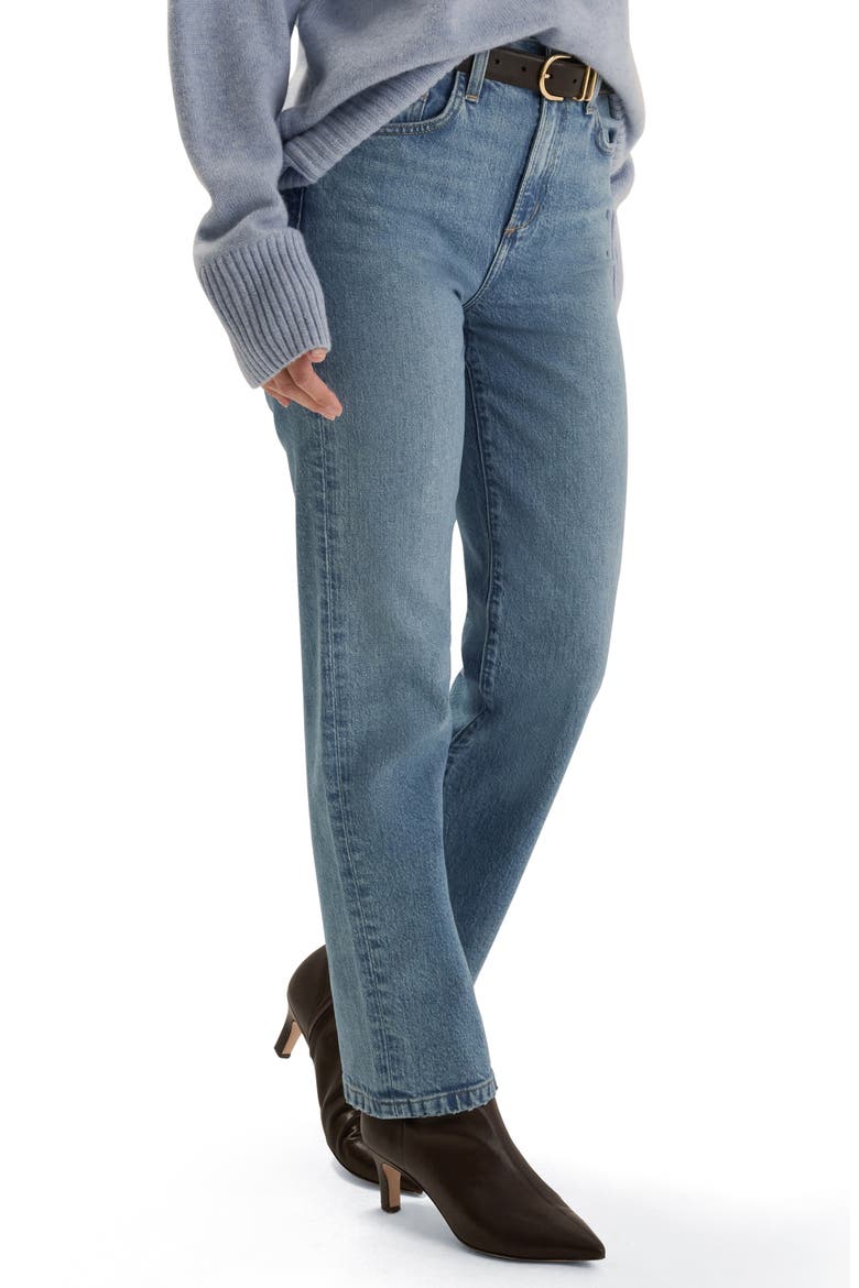 The Valentina High Waist Bootcut Jeans, Alternate, color, GENEVA