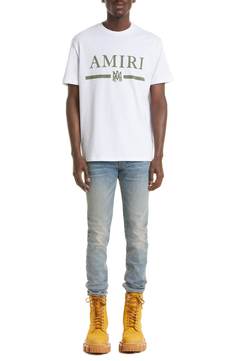 AMIRI M.A. Bar Logo Graphic Tee, Alternate, color, 
