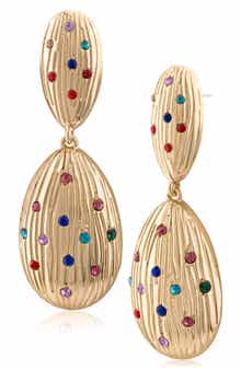 Fluted Crystal Drop Earrings (Nordstrom Exclusive)