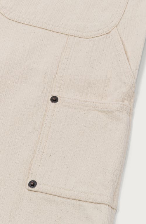 Honor The Gift Gears Denim Carpenter Shorts In White