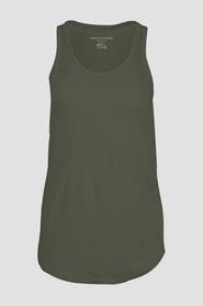 Majestic Filatures Linen Stretch HD Scoopneck Tank