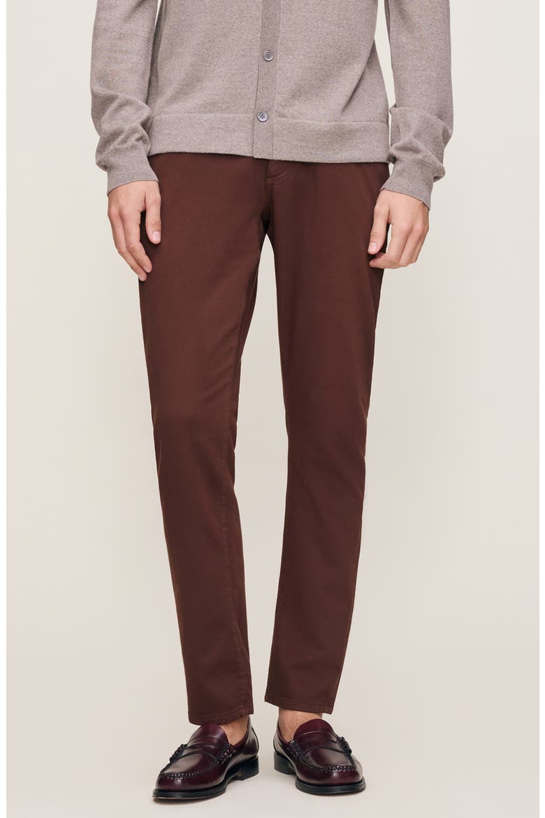 Nick DL Ultimate Knit Slim Jeans, Main, color, CHESTNUT