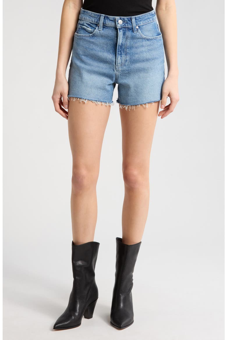 Dani Ultra High Waist Cutoff Denim Shorts, Main, color, SUPERPOWER