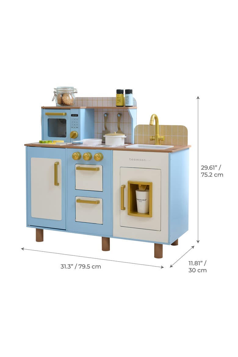 Little Chef Hampton Play Kitchen & Accessories, Alternate, color, BLUE