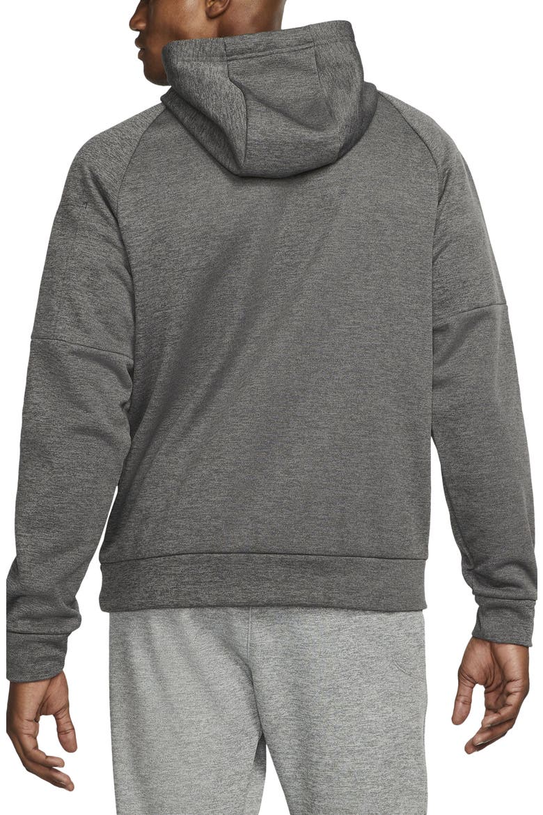 Therma-FIT Pullover Hoodie, Alternate, color, 071 CHAR H/BLACK
