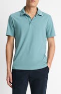 Vince Regular Fit Garment Dyed Cotton Polo