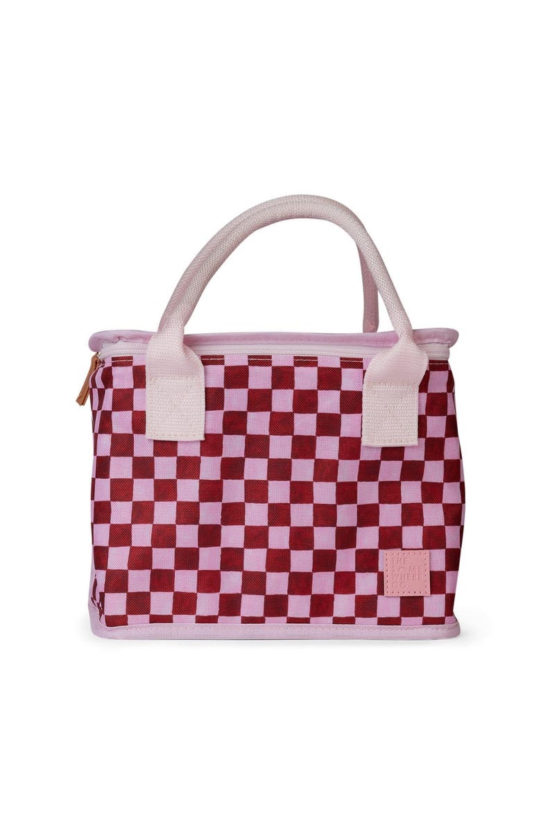 The Somewhere Co Crimson Haze Lunch Bag, Main, color, Crimson Haze