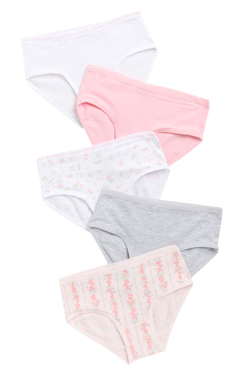 Kids' 5-Pack Cotton Blend Briefs