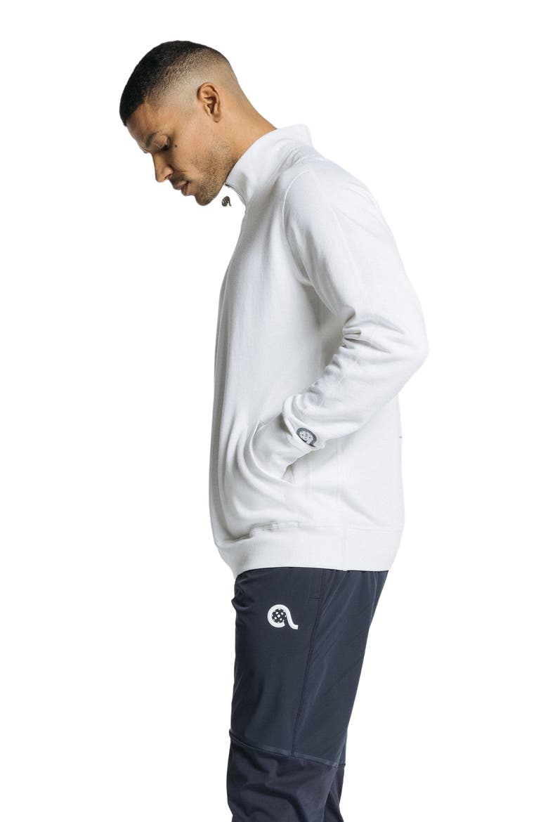 Pickleball Warmup Pullover, Alternate, color, White Lotus
