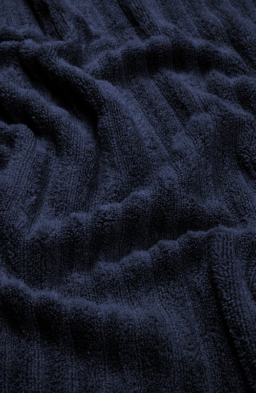 Woven & Weft Combed Cotton 2-pack Bath Towels In Blue