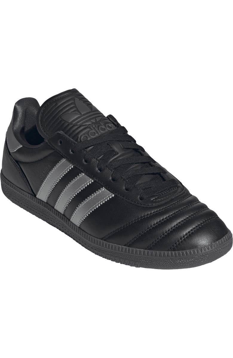 adidas Gender Inclusive Samba JP Sneaker, Main, color, Core Black/ Silver Met./ Black
