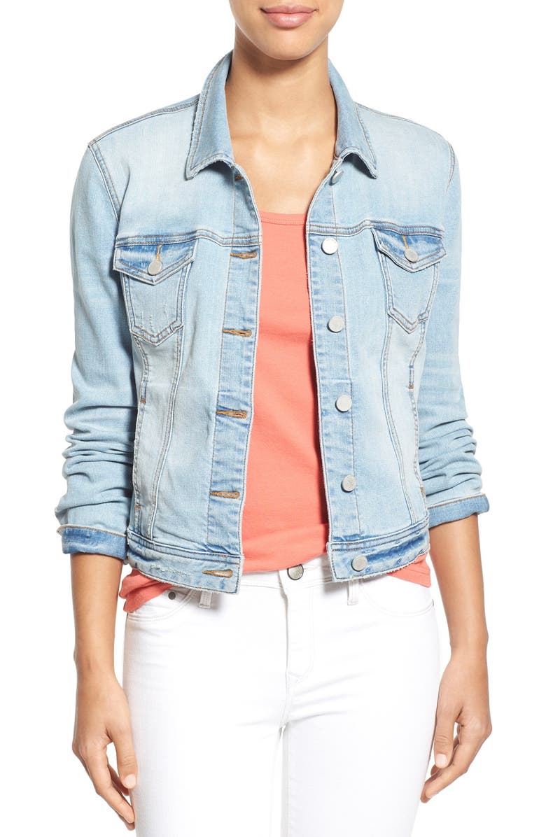 Caslon<sup>®</sup> Denim Jacket, Main, color, 