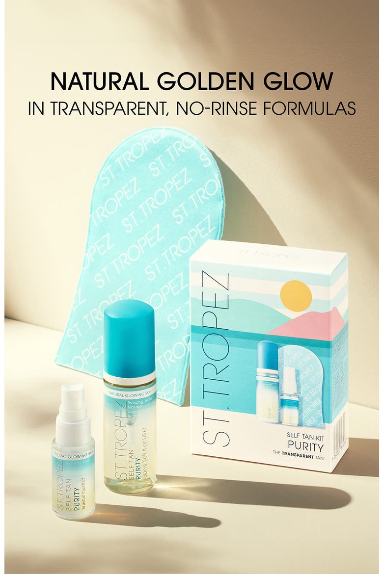 Purity: The Transparent Tan Self Tan Kit, Alternate, color, NO COLOR