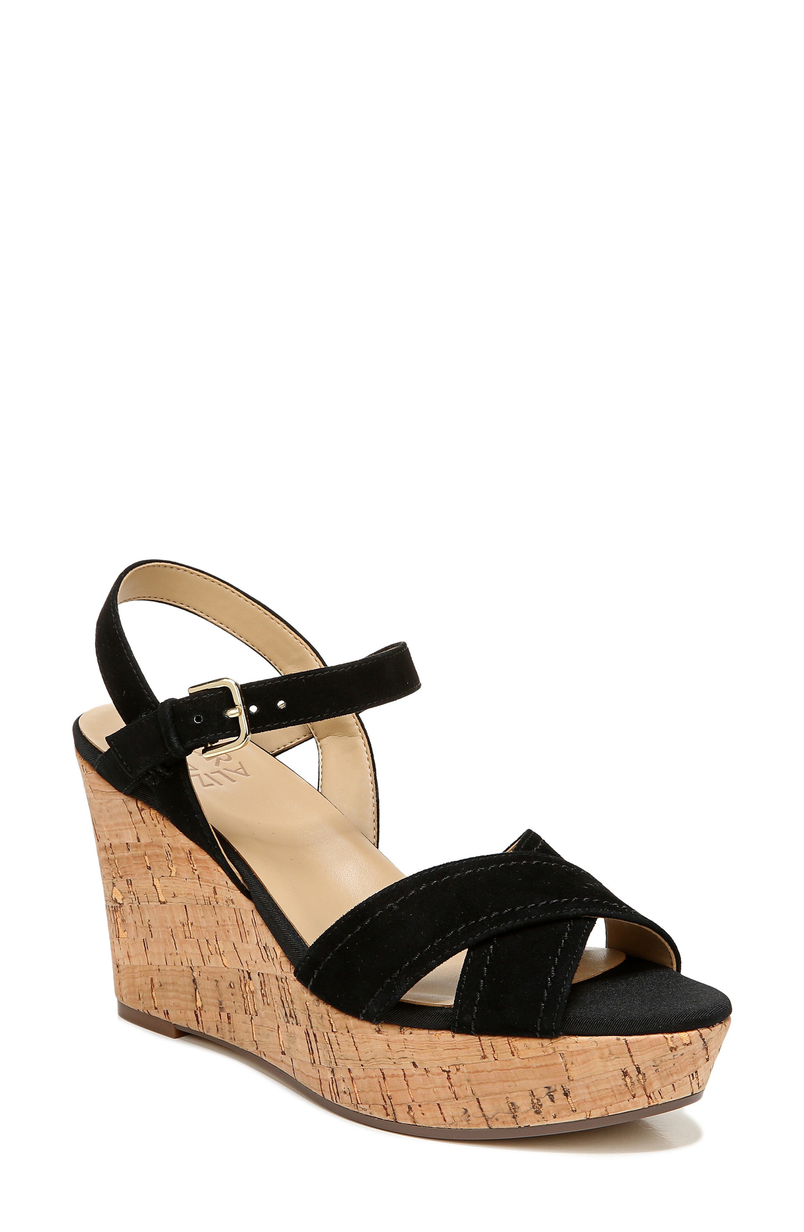 Naturalizer Zia Platform Wedge Sandal, Main, color, 