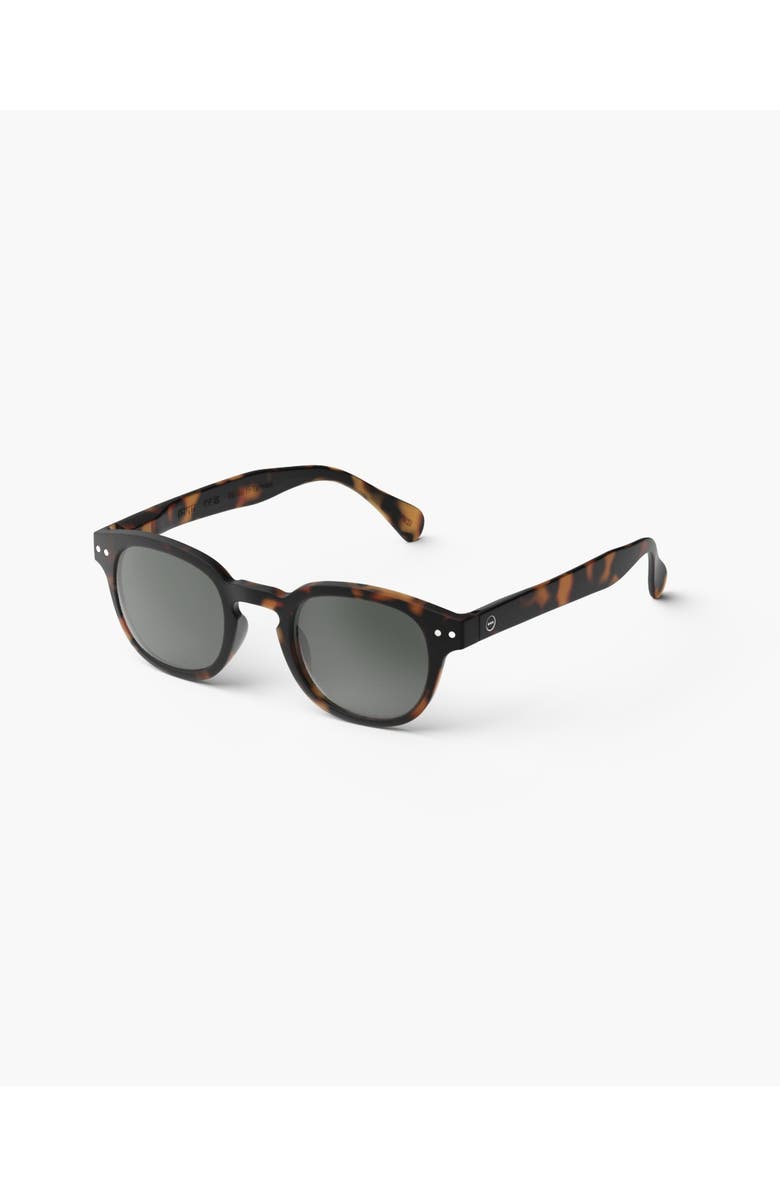 IZIPIZI #C 49mm Square Reading Sunglasses, Alternate, color, Tortoise