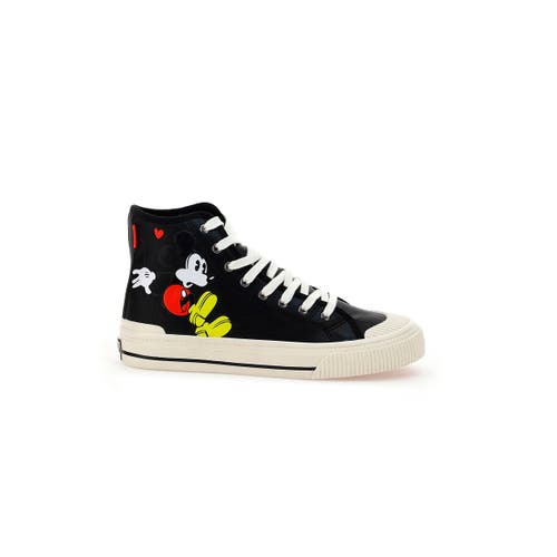 Moa Master Of Arts Master Of Arts Mickey Print High Top Sneakers