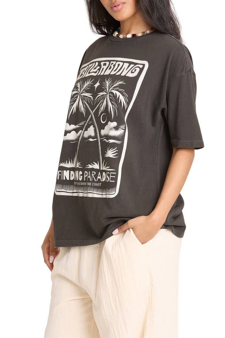 Tropical Filmore Graphic T-Shirt, Alternate, color, OFF BLACK