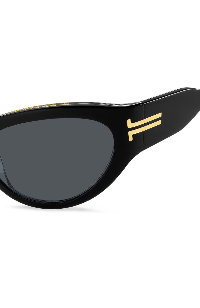 Marc Jacobs 61mm Wrap Cat Eye Sunglasses, Alternate, color, 