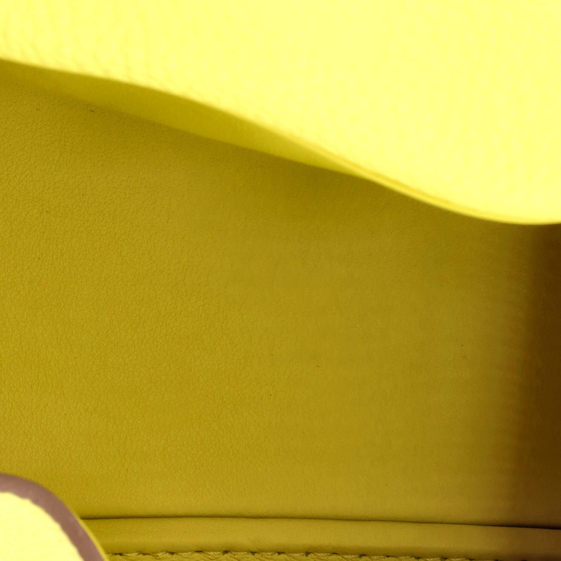 Pre-Owned Hermes Lindy Bag Clemence Mini, Alternate, color, Limoncello