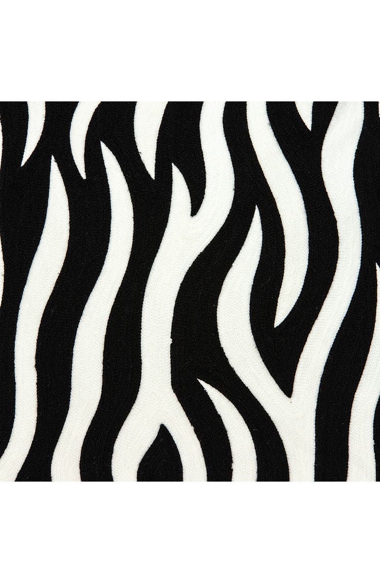 PARKLAND COLLECTION Simba Decorative Accent Pillow, Alternate, color, Black