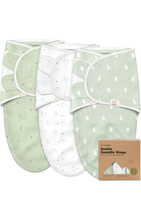 3-Pack Soothe Swaddle Wraps