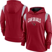 Nike Women's Nike Cardinal Arizona Cardinals Sideline Stack Performance Pullover Hoodie
