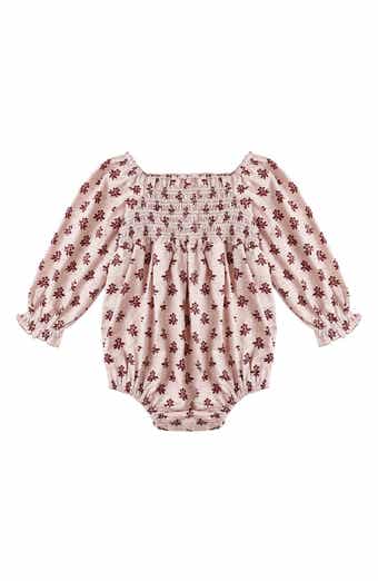 Cora Blush Flower Switt Dot Bodysuit