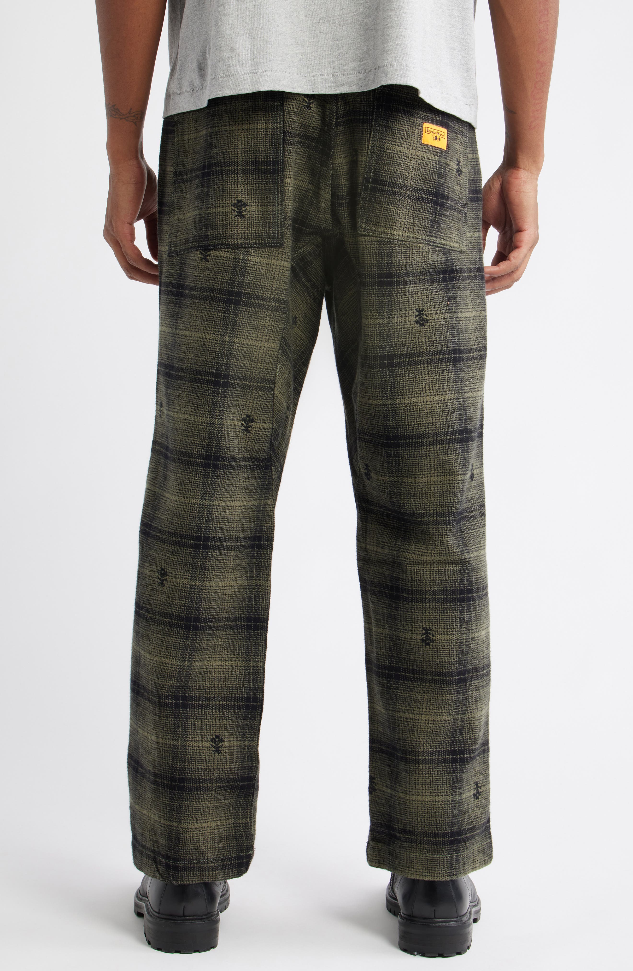 Thistle Plaid Chef Pants - image 2
