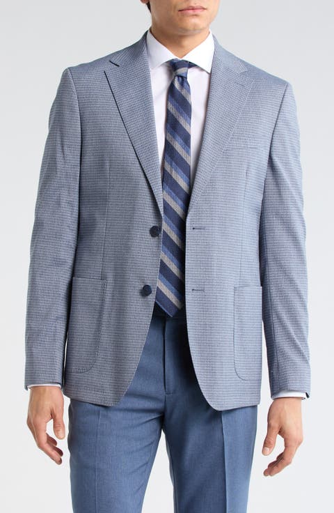 Houndstooth Two-Button Sport Coat