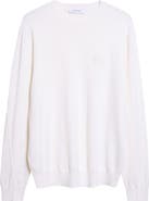Givenchy Button Tab Cuffs Wool Crewneck Sweater