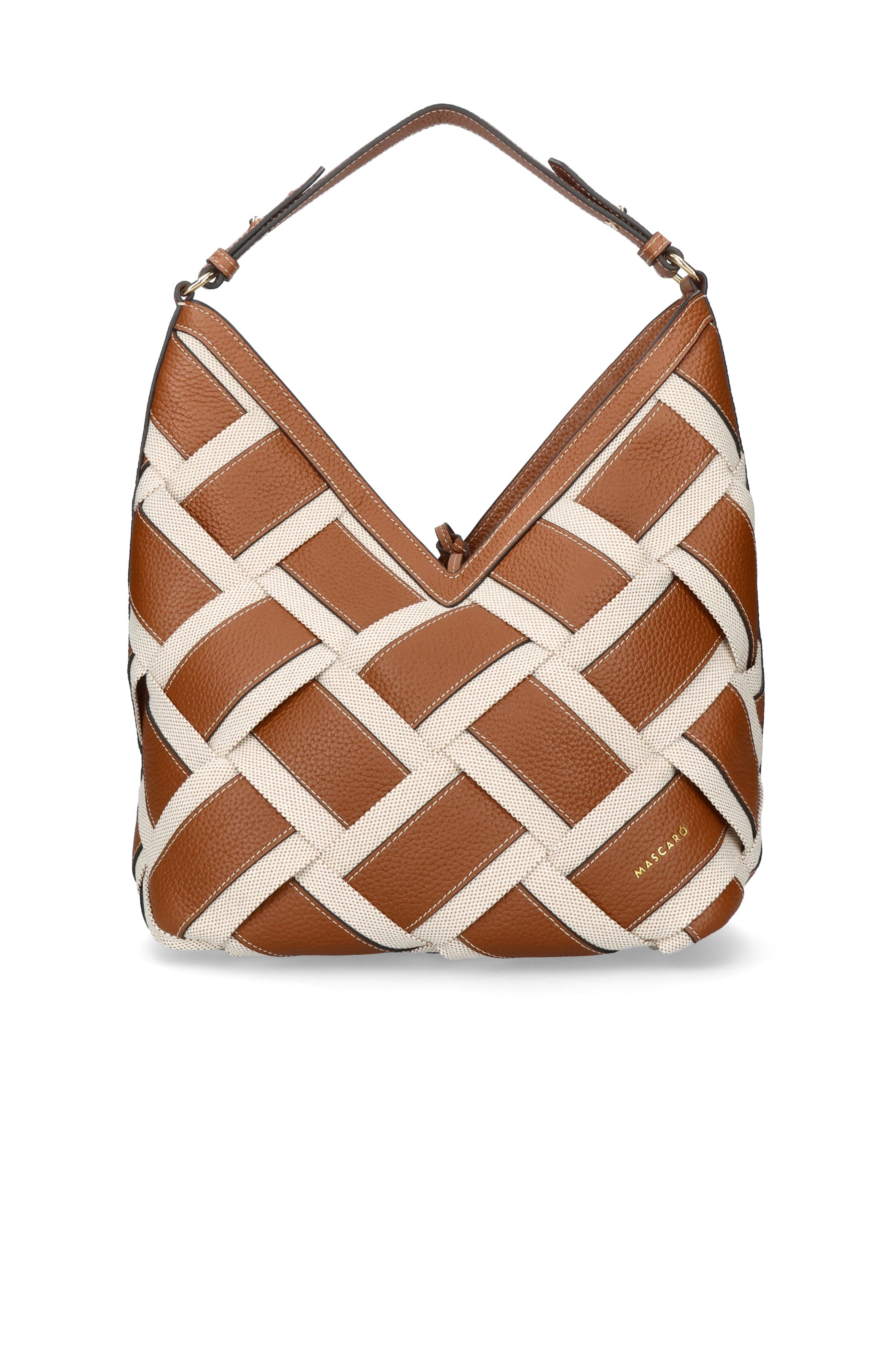 Large Criss Cross  Top Strap Bag, Main, color, Tan
