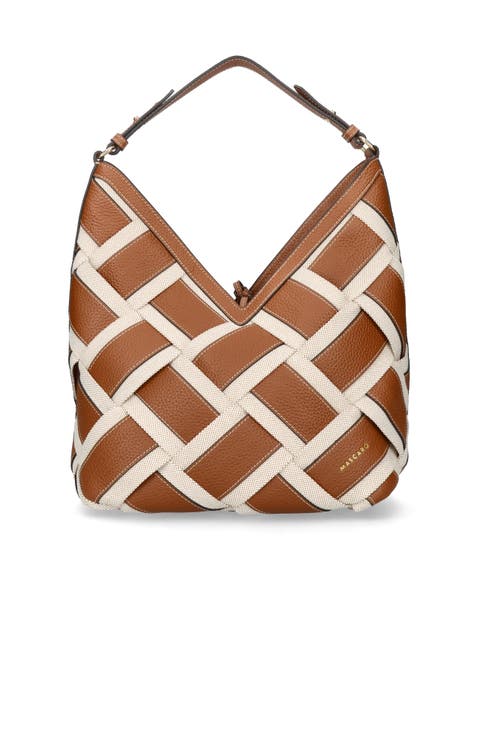 Large Criss Cross  Top Strap Bag