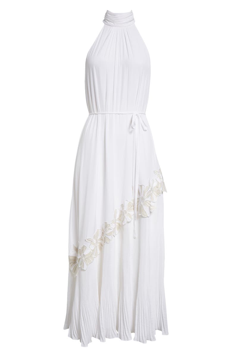 Ramy Brook Eleah Mixed Media Floral Embroidery Detail Dress, Alternate, color, 