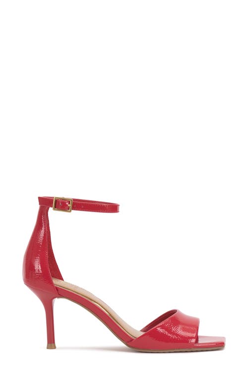 Vince Camuto Febe Ankle Strap Sandal In Red