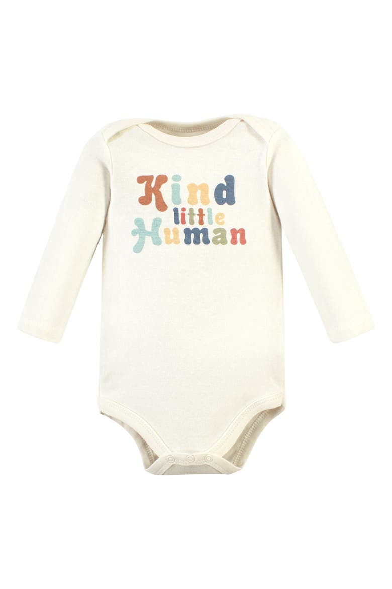 Three-Piece Long-Sleeve Bodysuit Outfit with Pants and Footwear, Alternate, color, Kind Human
