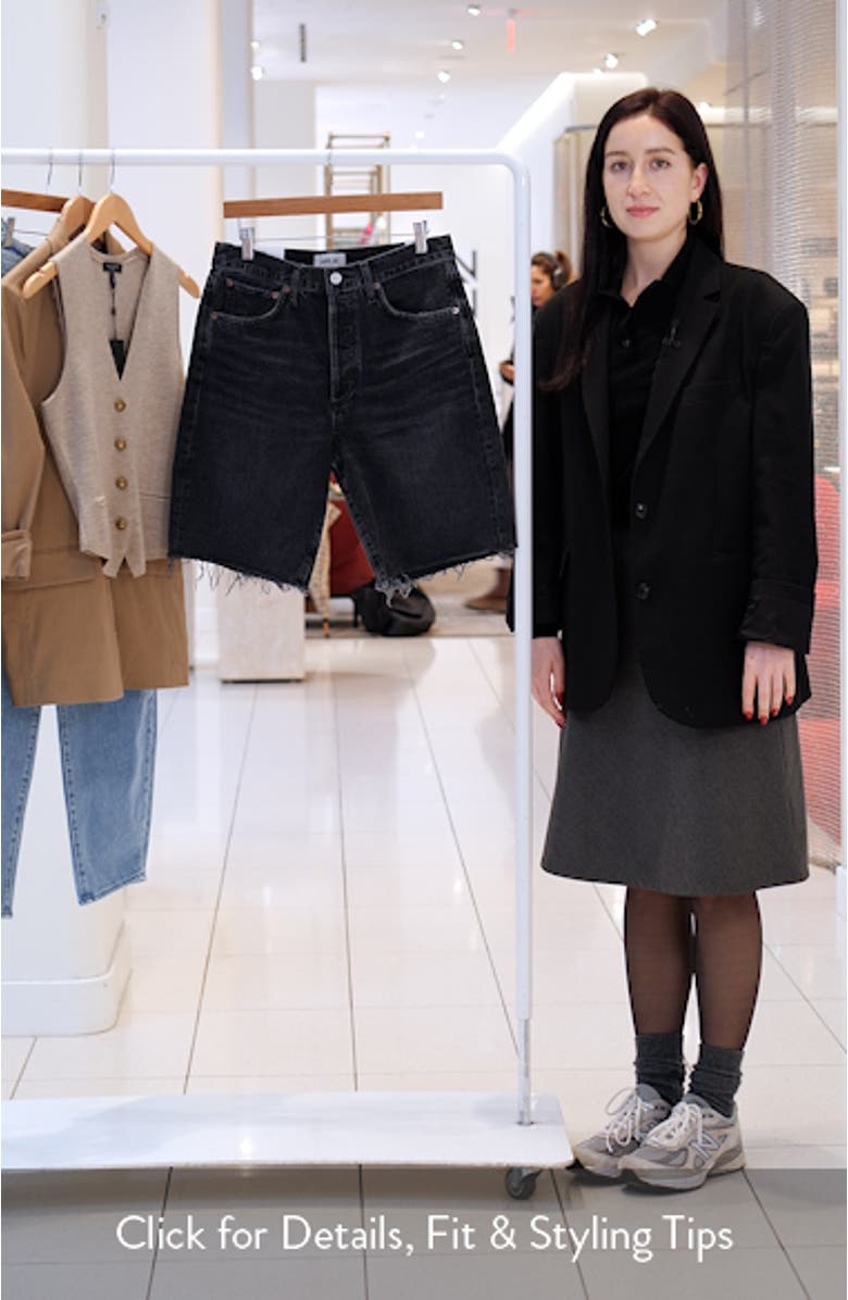 '90s Long Cutoff Denim Shorts, sales video thumbnail