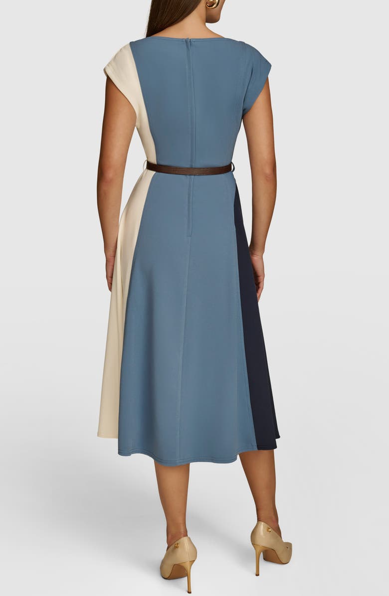 Donna Karan New York Colorblock Midi Dress, Alternate, color,