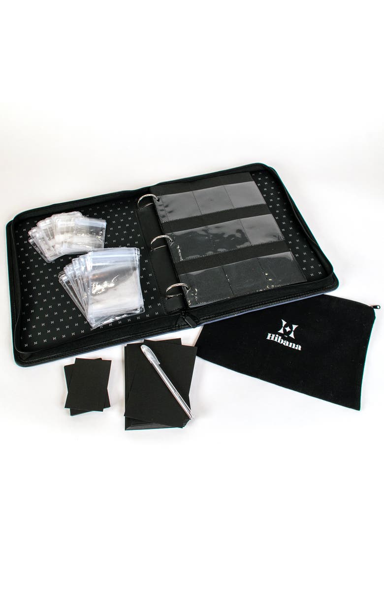 Hibana Jewelry Storage Home Edition Graphite Zippered Binder, For 85 Pieces, Alternate, color, 
