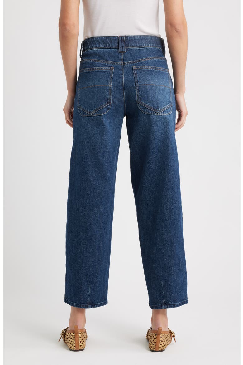 Wyatt High Waist Cuff Jeans, Alternate, color, BLUE