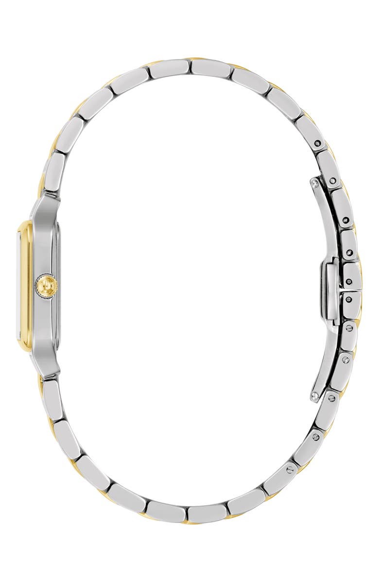 BULOVA Classic Sutton Square Two-Tone Bracelet Watch, 23mm, Alternate, color, Silver/ Two-Tone