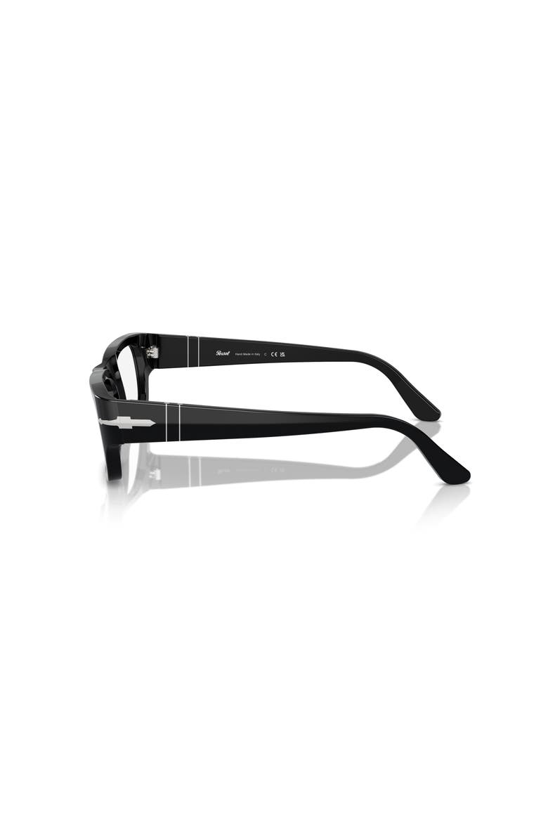 53mm Rectangle optical glasses, Alternate, color, Black