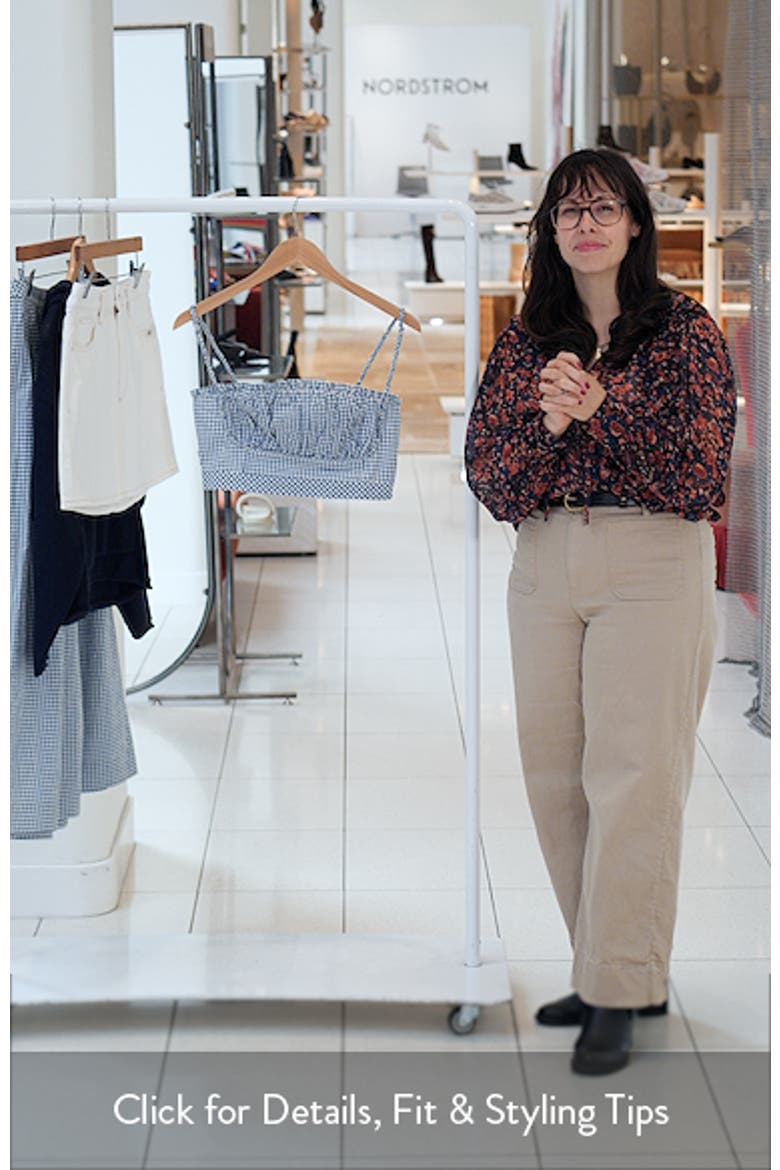 The Maisie Check Crop Camisole video