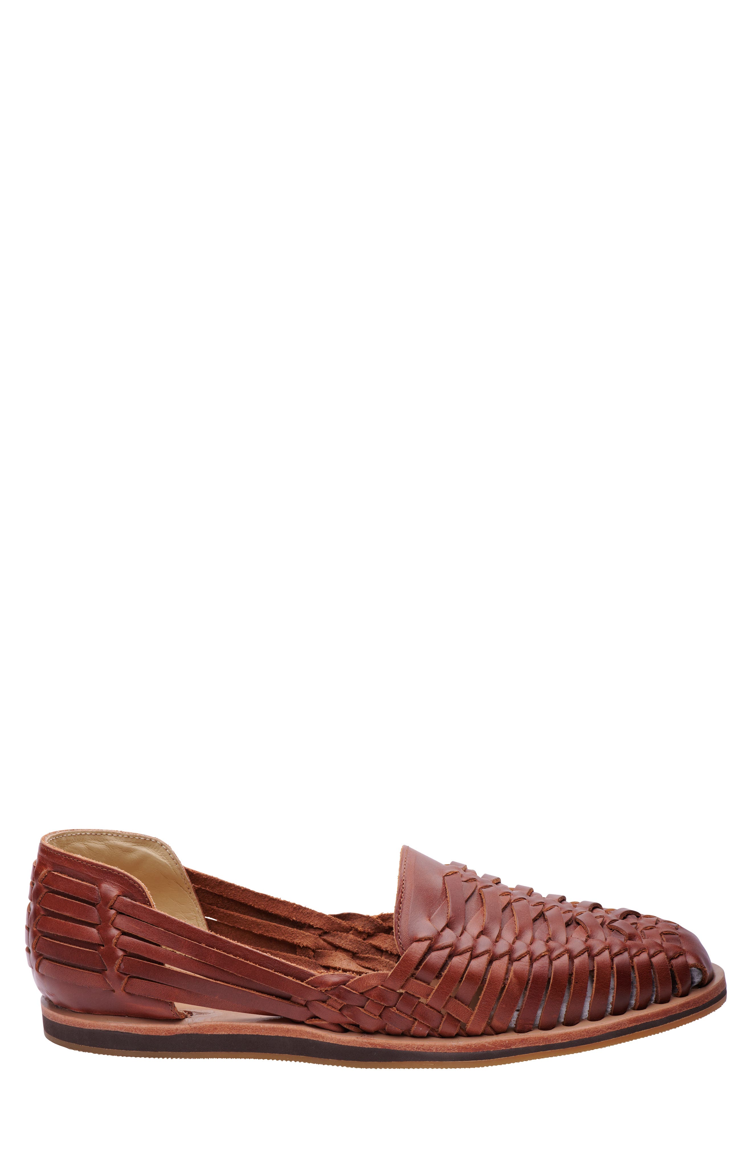 Nisolo Huarache Water Resistant Sandal, Alternate, color, Brandy