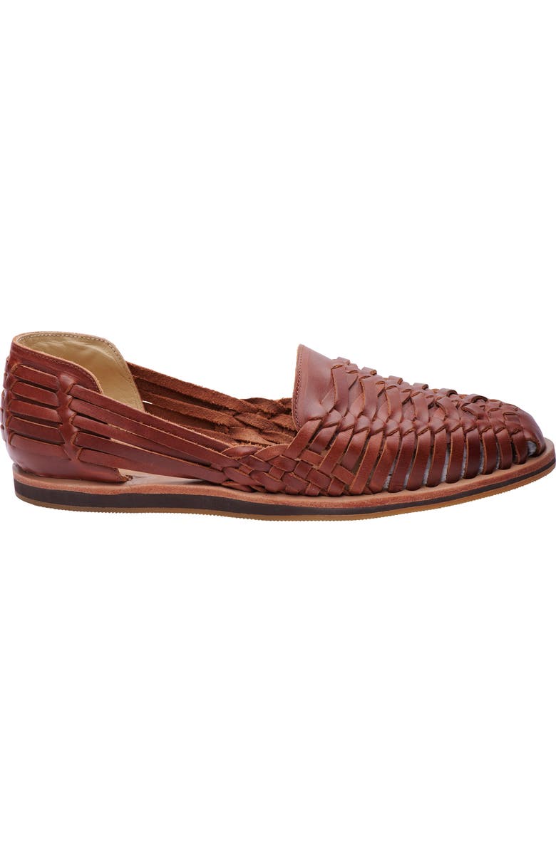 Nisolo Huarache Water Resistant Sandal, Alternate, color, Brandy